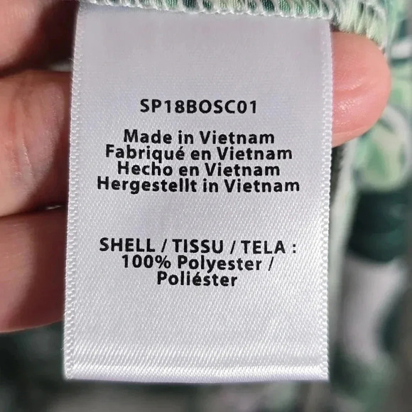 {Rachel Zoe} Curated Monstera Tassel Tie Tropical Long Cover Up Duster - Picture 15 of 16